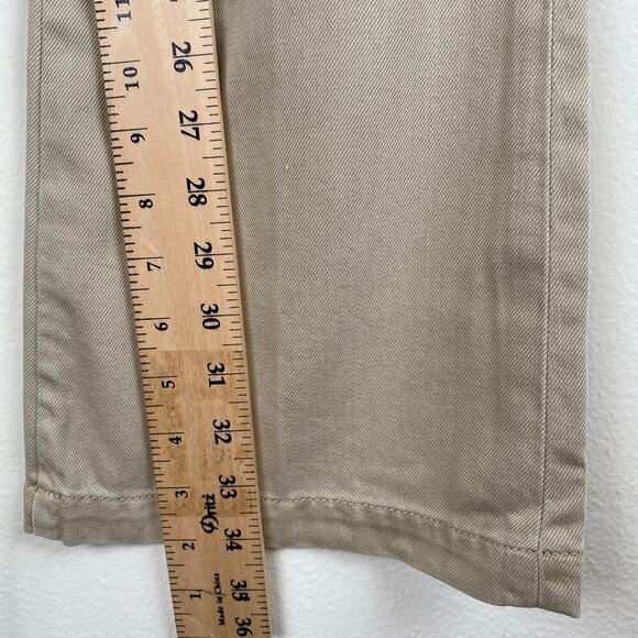 Paige Dion Cargo Pants Size 28 Vintage Sand Full Length Wide Leg Cotton Casual - Picture 16 of 16